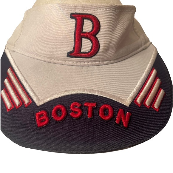 Boston Red Sox Adjustable Visor Cap by Bay State Apparel - Picture 1 of 8